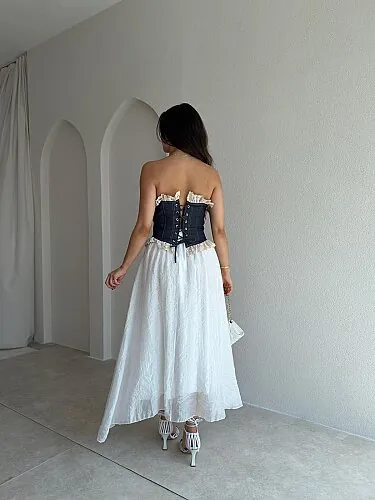 LAYTON Maxi Etek 4082 - Beyaz - 3
