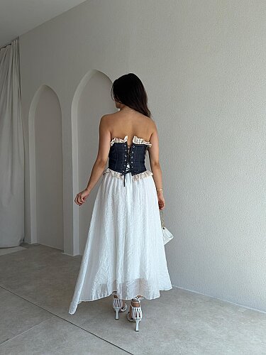 LAYTON Maxi Etek 4082 - Beyaz - 3