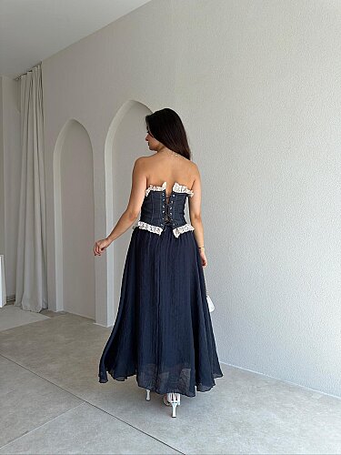 LAYTON Maxi Etek 4082 - Lacivert - 3