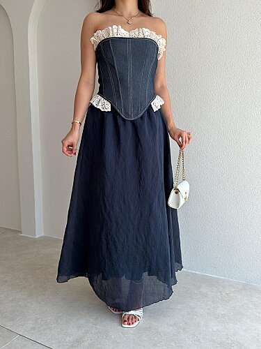 LAYTON Maxi Etek 4082 - Lacivert - 2