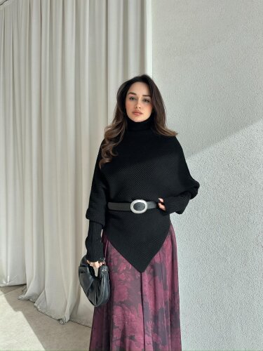 LEAH Kazak 3026 - Siyah - 2