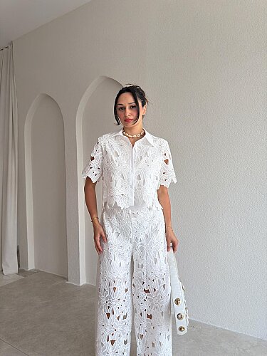 LEONY Takım 8945 - Beyaz - 2