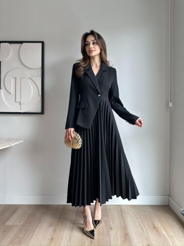 LİLABELLA Maxi Elbise 7441 - Siyah - 2
