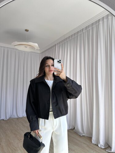 LİORA Ceket 8479 - Siyah - 1
