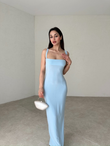 LOVELACE Maxi Elbise 3922 - Bebe Mavi - 2