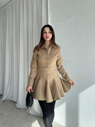 LOVENT Elbise 9935 - Camel 