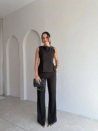 LUREX Takım 5710 - Zümrüt Yeşili - Mooi Butik