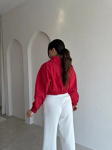 MADELLA Kısa Ceket 4080 - Kırmızı - 3