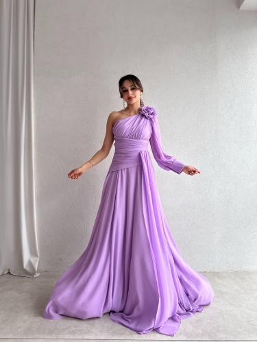 MALTHA Maxi Elbise 8967 - Lila - 3