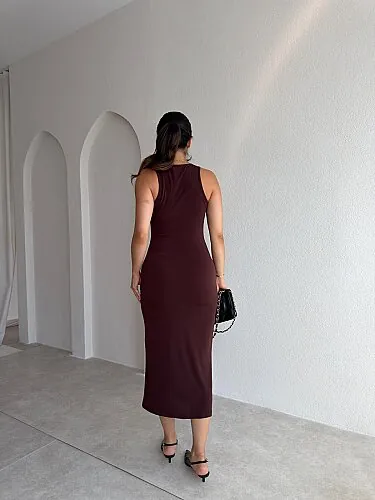MARLEN Hırka&Elbise Takım 4219 - Acı Kahve - 3