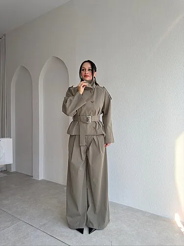 MARTHA İkili Takım 7672 - Haki - Mooi Butik