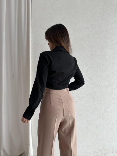 MARVİN Palazzo Pantolon 5035 - Vizon - 6