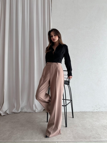 MARVİN Palazzo Pantolon 5035 - Vizon 