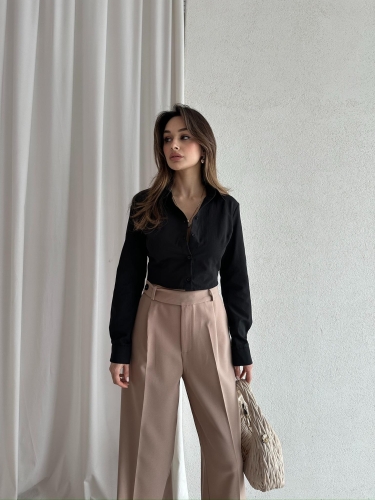 MARVİN Palazzo Pantolon 5035 - Vizon - 2