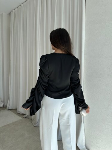 MEGHAN Bluz 8607 - Siyah - 3