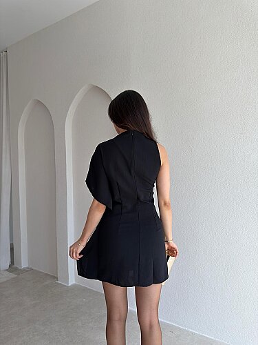MİDNİGHT Mini Elbise 4659 - Siyah - 3