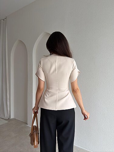 MONİLA Ceket 6891 - Bej - 3