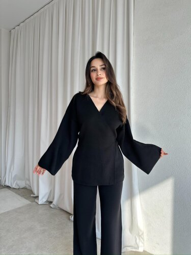 MOON Triko Takım 8650 - Siyah 