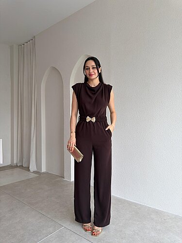 MORRİS Kemerli Tulum 4207 - Acı Kahve - 1