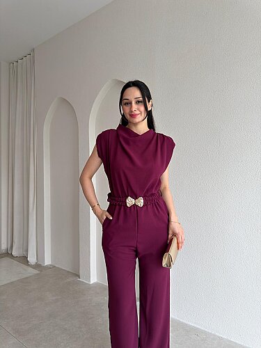 MORRİS Kemerli Tulum 4207 - Mürdüm - 3