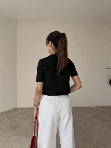 MORRİSON Crop-Hırka Takım 4396 - Siyah - 4