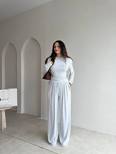 MOSTAR Takım 4318 - Gri - Mooi Butik
