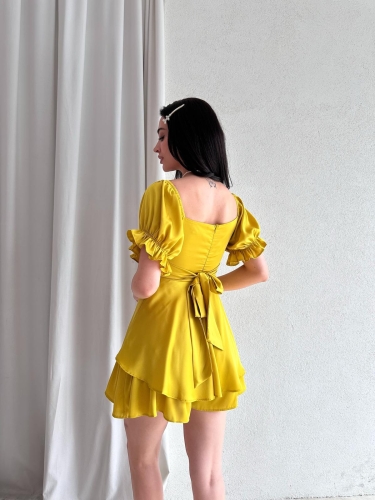 NAGEL Mini Elbise 5772 - Sarı · 3