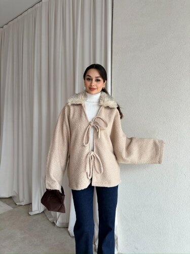 NERA Hırka 8562 - Vizon - 2
