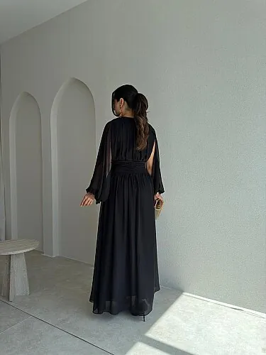 NORELLA Maxi Elbise 4151 - Siyah - 3