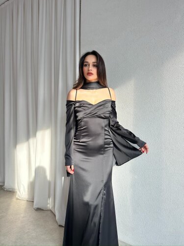 OLİVİA Elbise 8748 - Siyah · 3