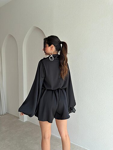 ORDER Saten Mini Tulum 3705 - Siyah - 2