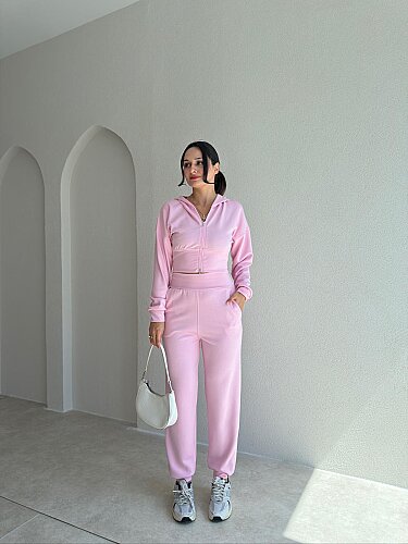 PALMER Fermuarlı Takım 4189 - Pembe - 1