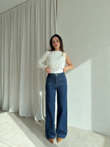 PELE Jean 8882 - Lacivert - 2