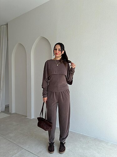 PEYTON Takım 5699 - Acı Kahve - 3