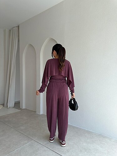 PEYTON Takım 5699 - Bordo - 3