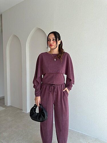 PEYTON Takım 5699 - Bordo - 2