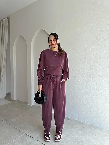 PEYTON Takım 5699 - Bordo 