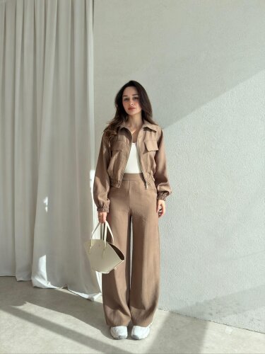 POCHES Takım 8465 - Kahverengi - 2