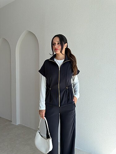 POLES İkili Takım 4157 - Siyah - 2