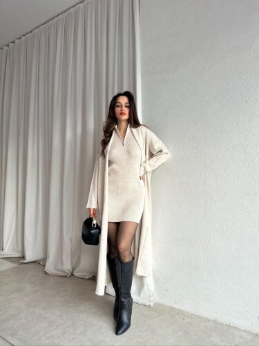 POLKA Triko Takım 8708 - Krem - 2