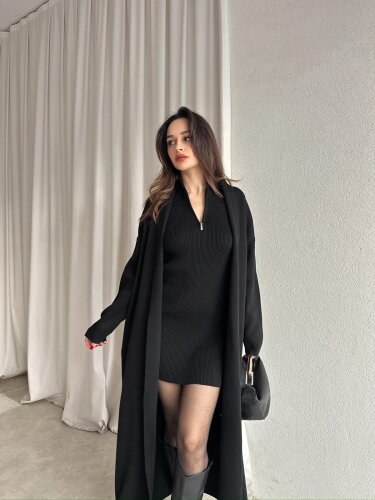 POLKA Triko Takım 8708 - Siyah 