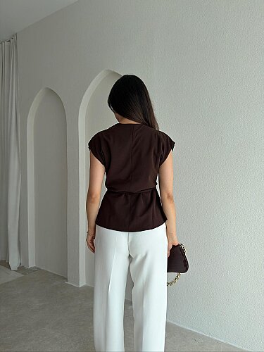 PORTO Bluz 8987 - Acı Kahve - 2