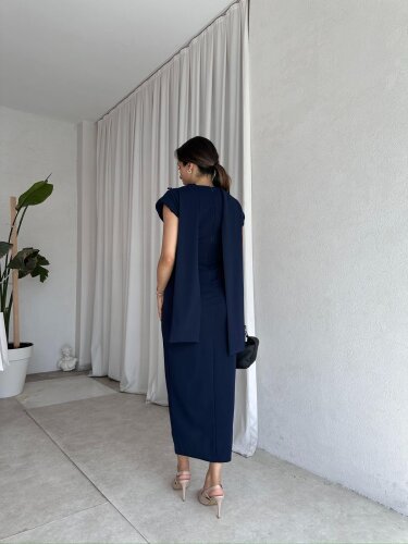 PURE Elbise 6872 - Lacivert - 3