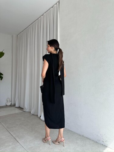 PURE Elbise 6872 - Siyah - 4
