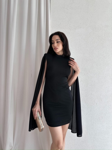RELİA Mini Elbise 7013 - Siyah 