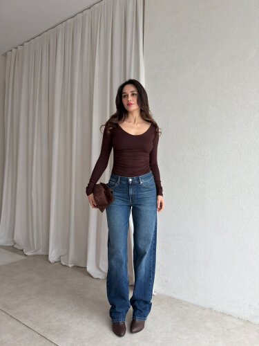 ROAD Düşük Bel Jean 1256 - Lacivert - Mooi Butik