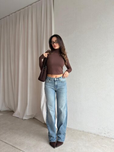 ROAD Düşük Bel Jean 1256 - Mavi - Mooi Butik