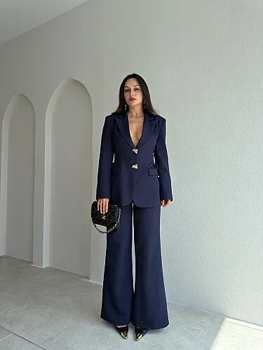 ROGER Takım 4149 - Lacivert - Mooi Butik