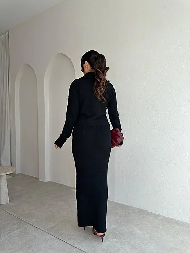 ROON Triko Takım 6557- Siyah - 3