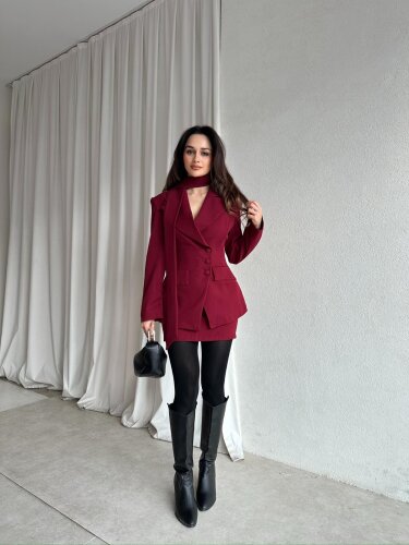 ROXİE Fularlı Takım 8707 - Bordo · 3